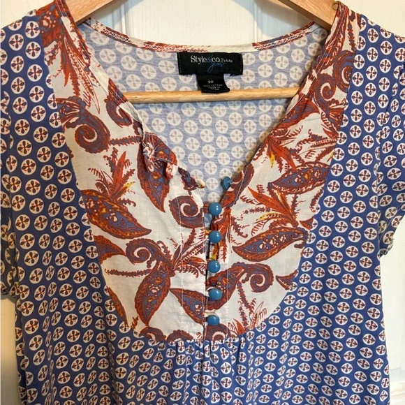 4/$25 Style & Co. Shirt - PP - Picture 4 of 6